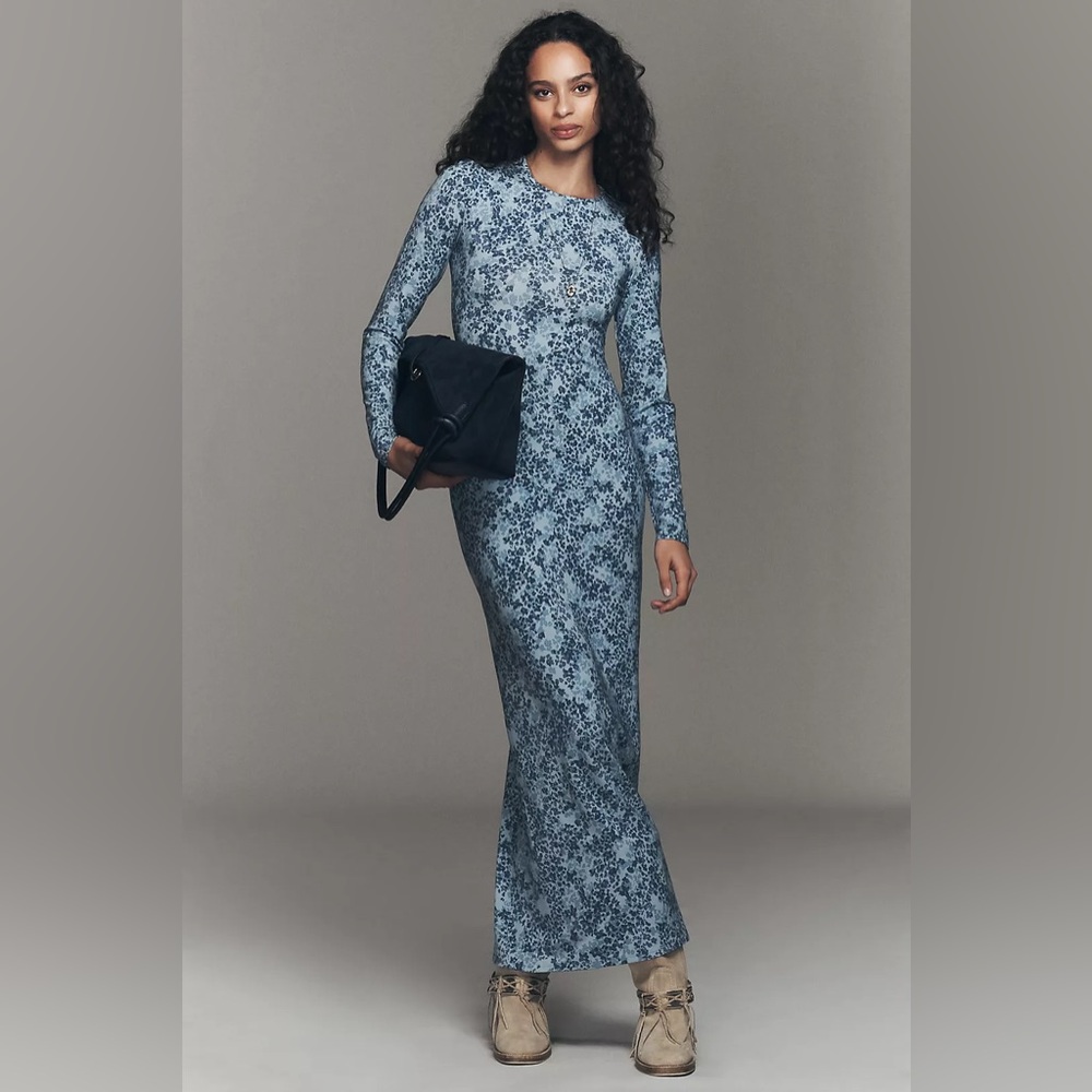 Reformation Tommie Knit Maxi Dress in Taylor